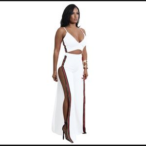 White Two piece Set